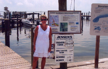 Susan at Jensen's Marina