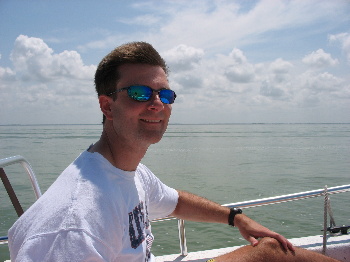 Fred on Boat from Sanibel Marina